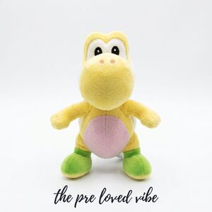 Nintendo Super Mario Yellow Yoshi 6" Stuffed Animal Anime Plush